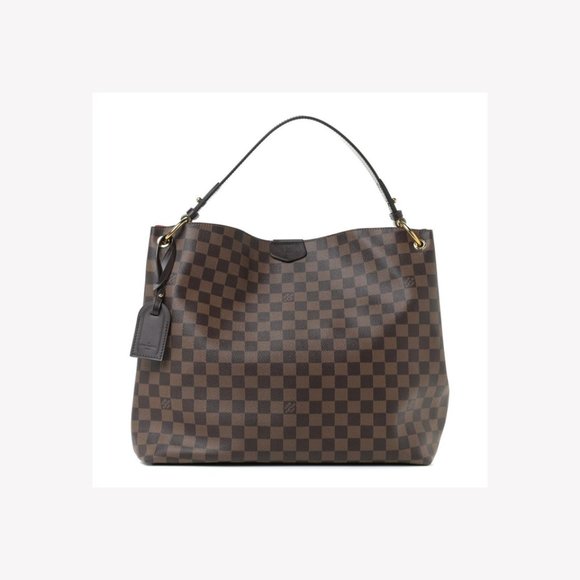 Louis Vuitton Damier Ebene Graceful MM Hobo Bag s330lk24 - Picture 1 of 12